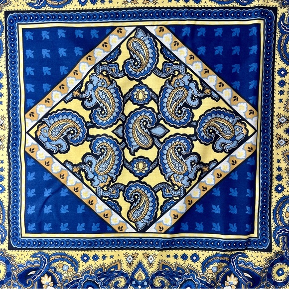Vintage Extra Large Paisley Bandana never used - Picture 4 of 7